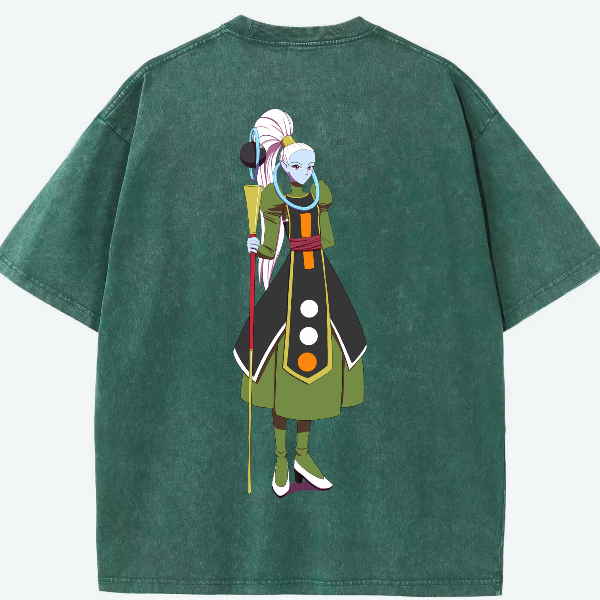 （画像用） ドラゴンボール DRAGON BALL 綿100% ヴィンテージ風 半袖Tシャツ（背面プリント）